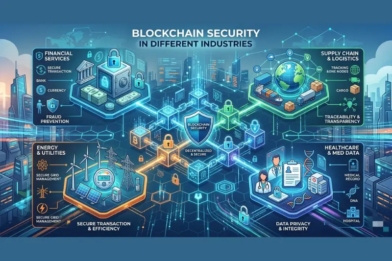 blockchain security in different industries