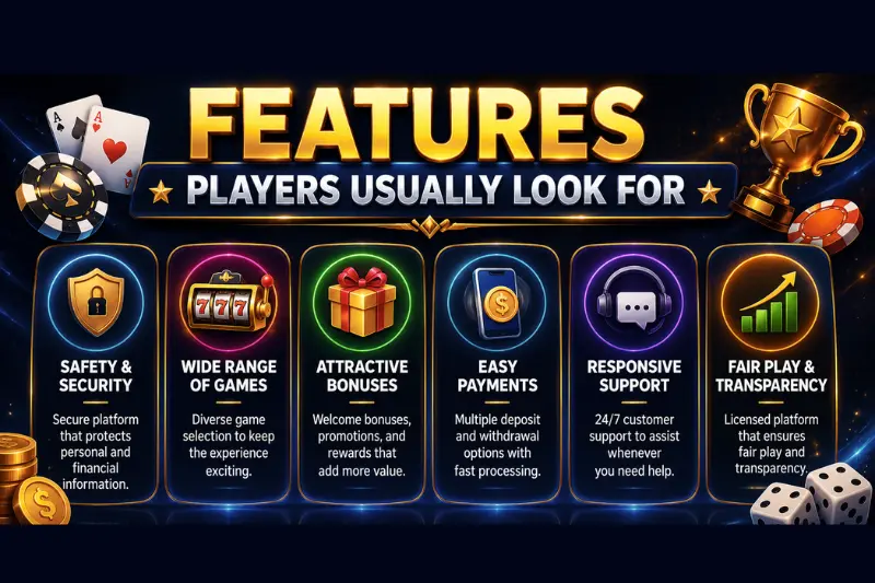 features players usually look for