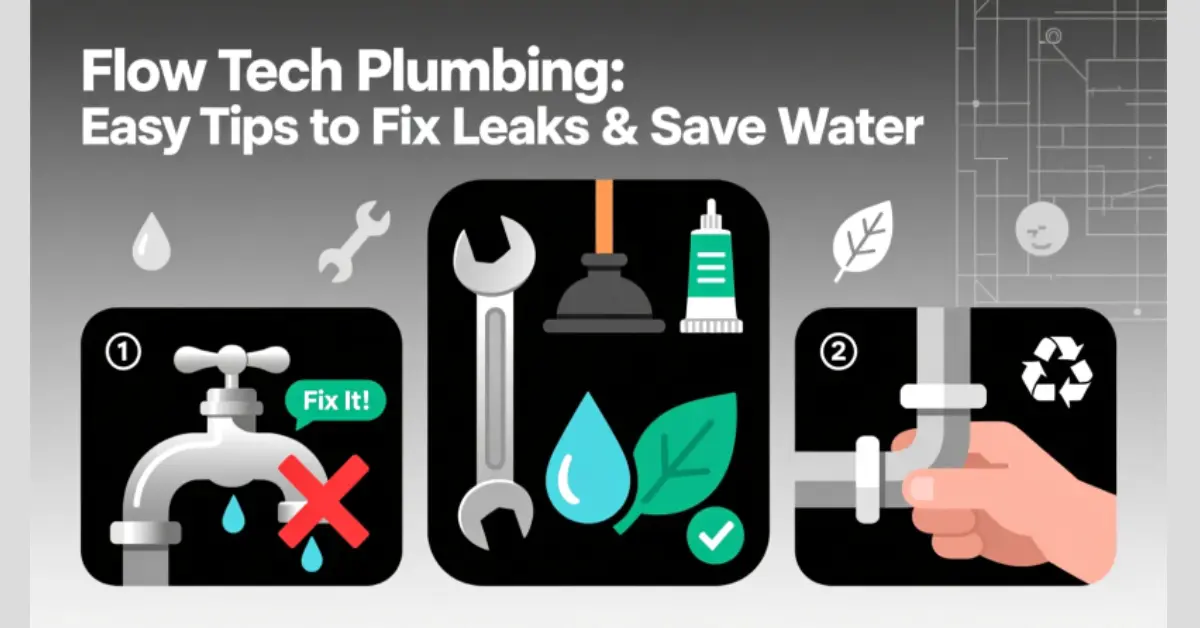 flow tech plumbing easy tips to fix leaks & save water