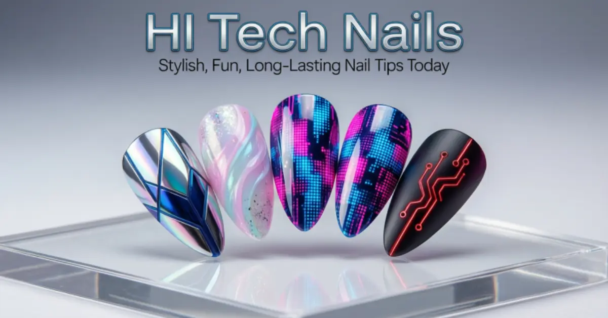 hi tech nails stylish, fun, long-lasting nail tips today