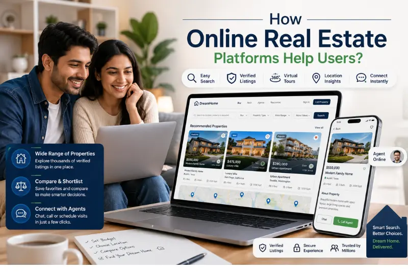 how online real estate platforms help users