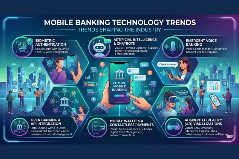 mobile banking technology trends shaping the industry