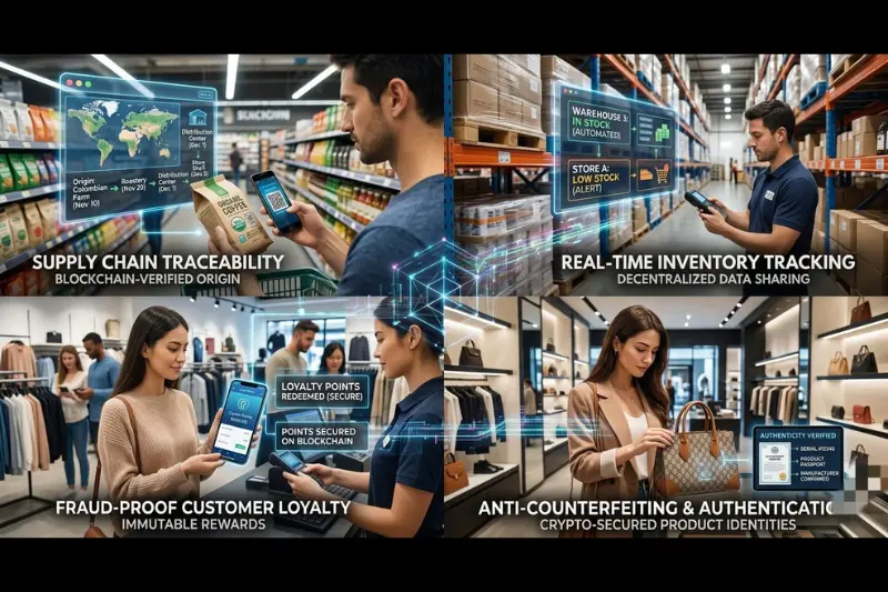 real-world use cases of blockchain in retail