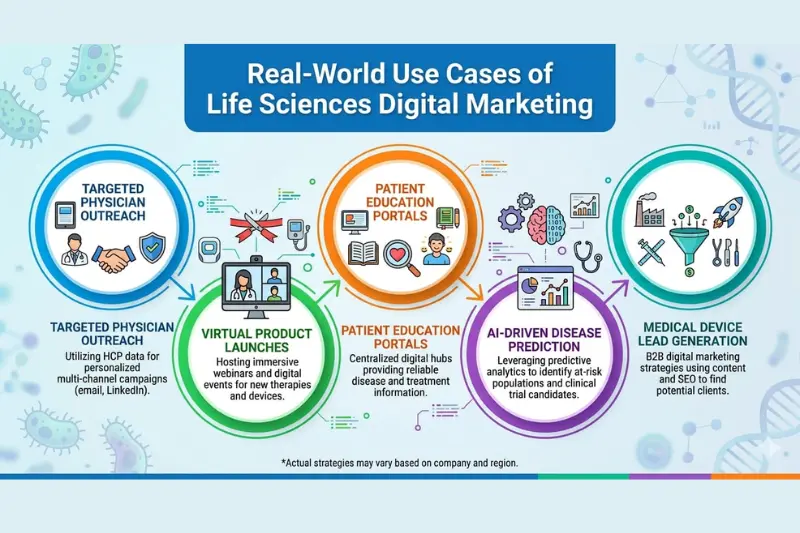real-world use cases of life sciences digital marketing