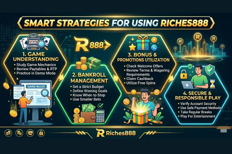 smart strategies for using riches888