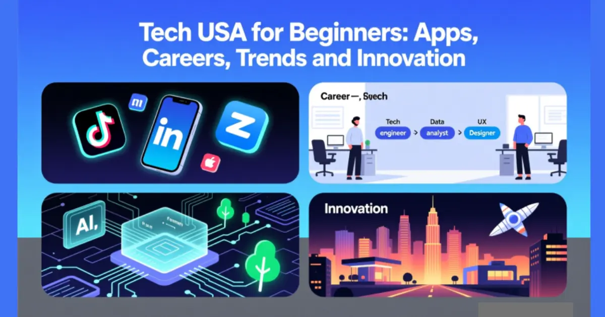 tech usa for beginners apps, careers, trends and innovation
