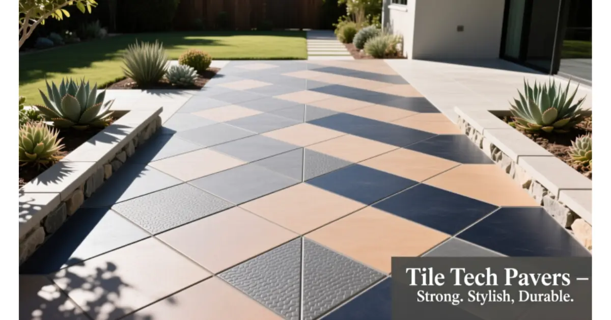 tile tech pavers strong, stylish, durable for your outdoor space