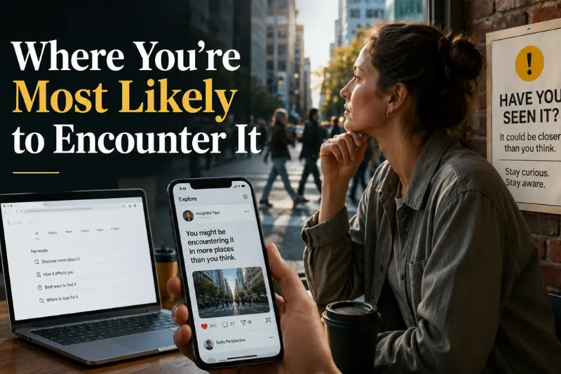 where you're most likely to encounter it